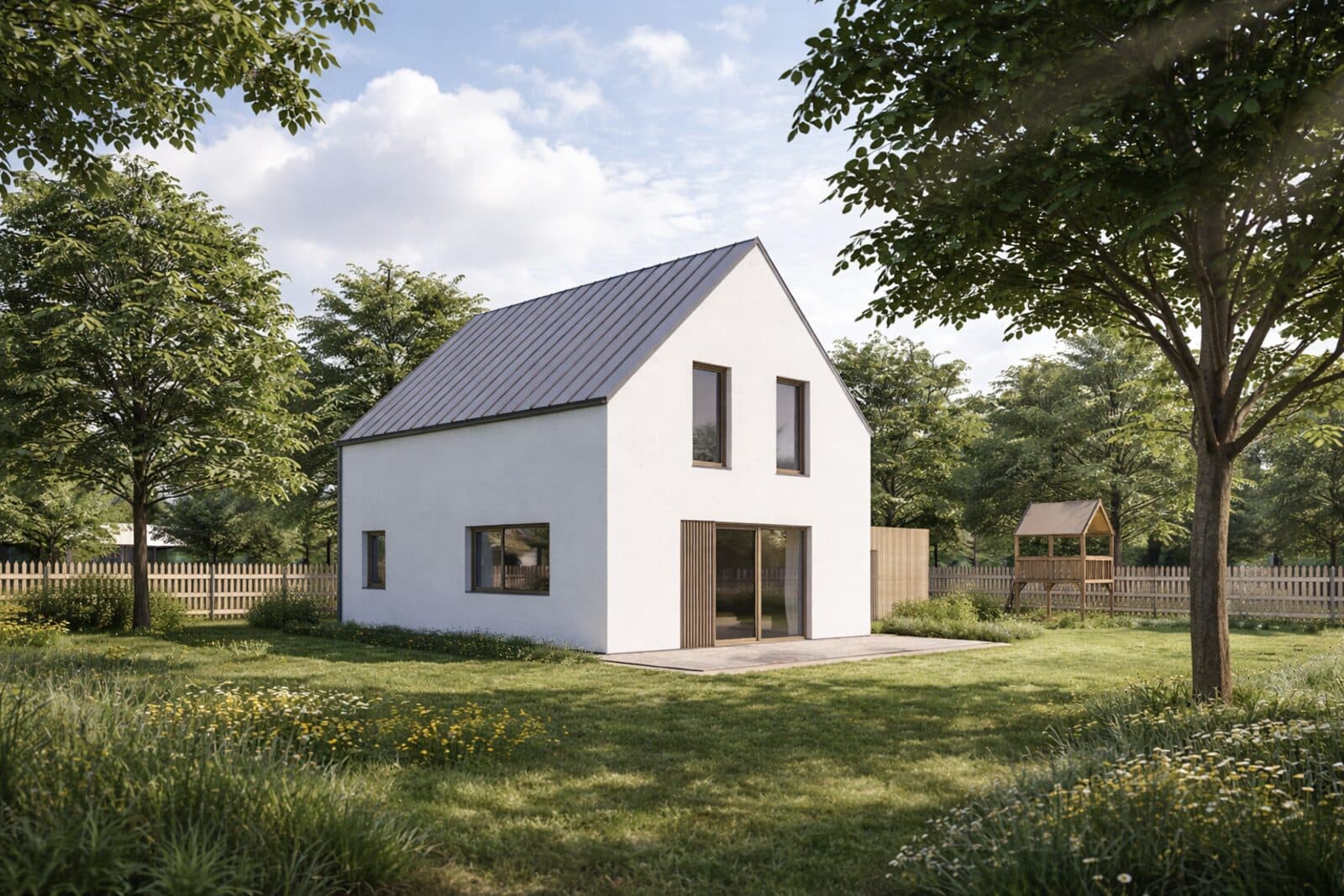 Dům se sedlovou střechou A0